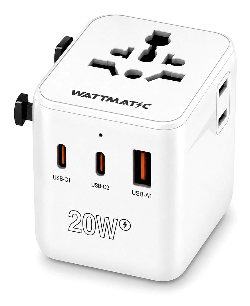 Clean three-quarter studio view of the WATTMATIC PD20