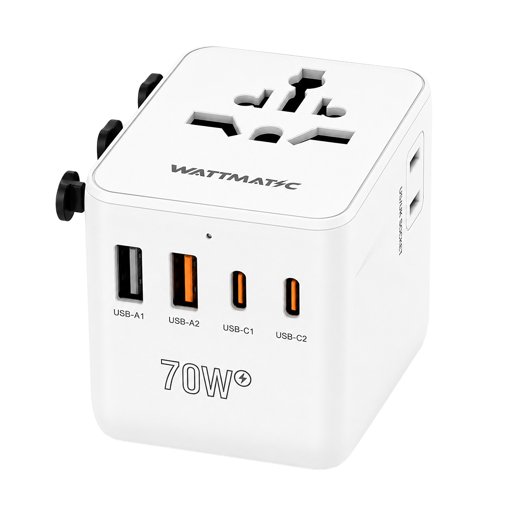 WATTMATIC PD70 universal travel adapter